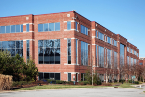 Commercial Building with red brick exterior