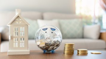 Piggy bank savings for home