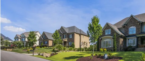 neighborhood home exteriors