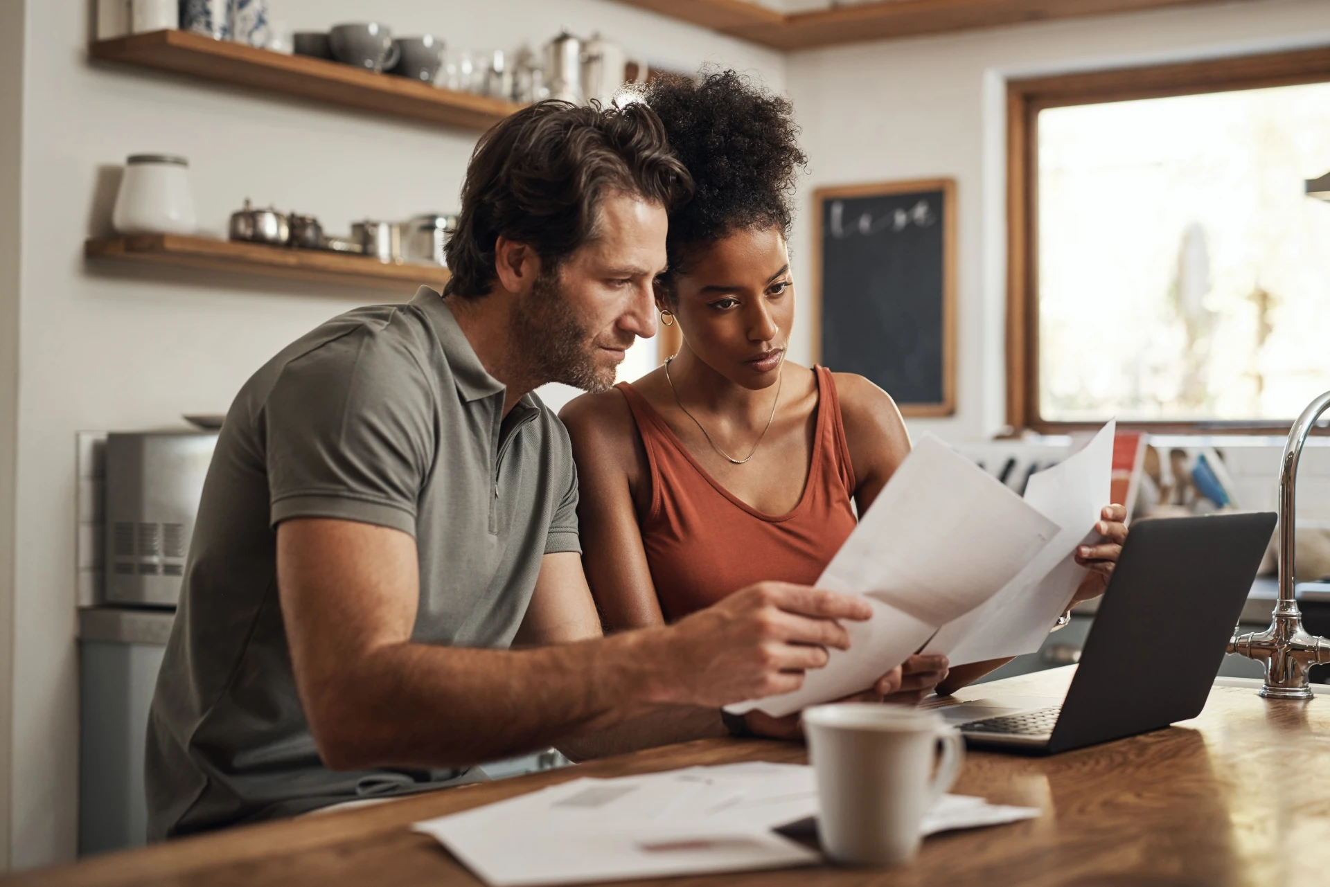 Couple at Computer