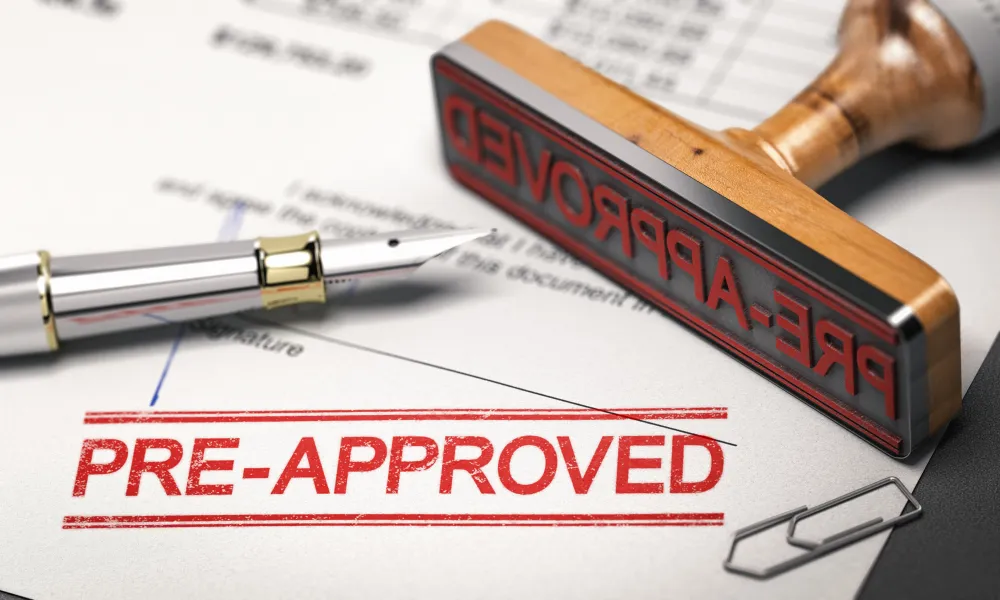 Pre Approved Stamp