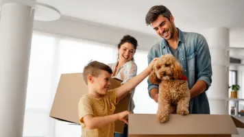 Happy Family New Home