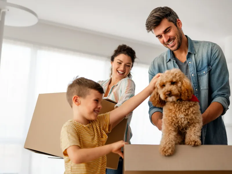 Happy Family New Home