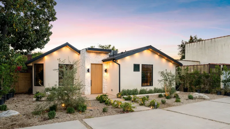 House at Sunset
