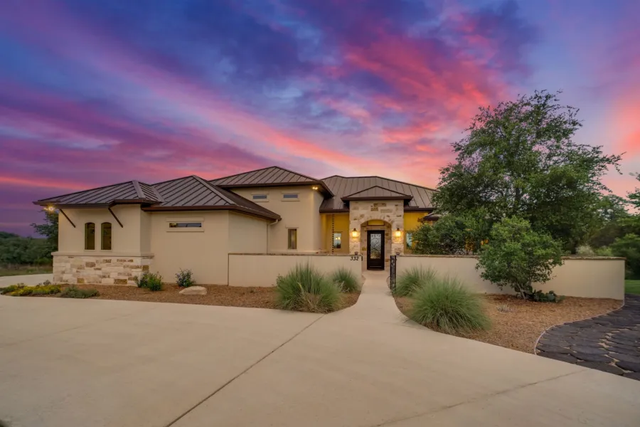 beautiful home exterior in the desert