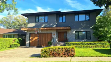 Modern two-story house