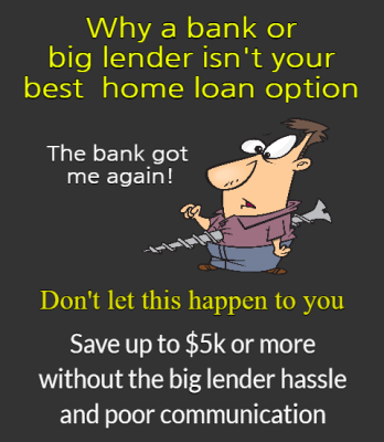 screwed over by bank