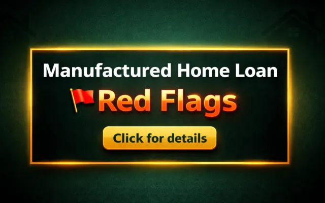 Manufactured Home red flags