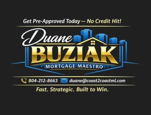 Charlottesville VA Mortgage Lenders Compared | Duane Buziak Mortgage Maestro