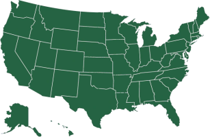 Map of the US