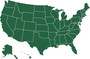 Map of the US