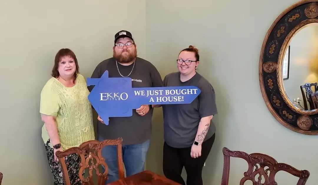 Happy Couple with a realtor