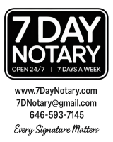 7 Day Notary
