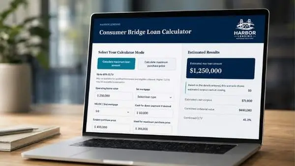 Harbor Lending scenario calculator