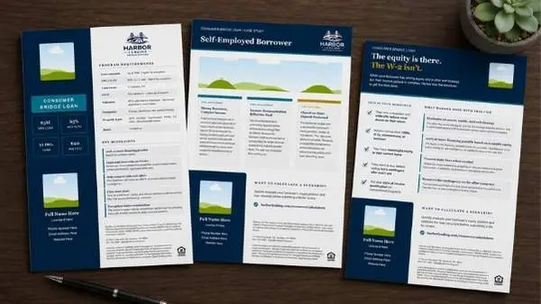 Harbor Lending white label marketing materials