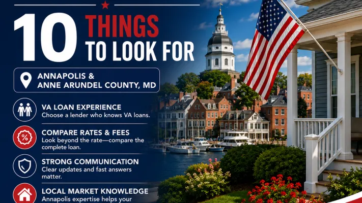 Top 10 Tips for Choosing a VA Lender in Annapolis MD