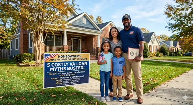5 VA Loan Myths that Could Cost Veterans Thousands in Anne Arundel County