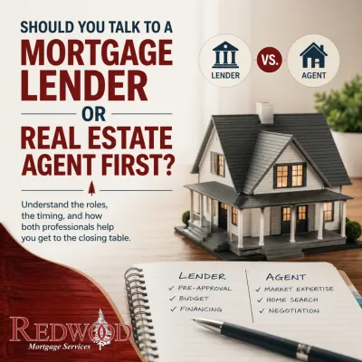 Should You Talk to a Mortgage Lender or Real Estate Agent First?