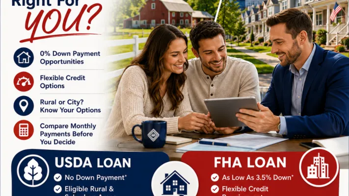 USDA vs FHA Loans: Which is Better for First-Time Homebuyers in 2026?
